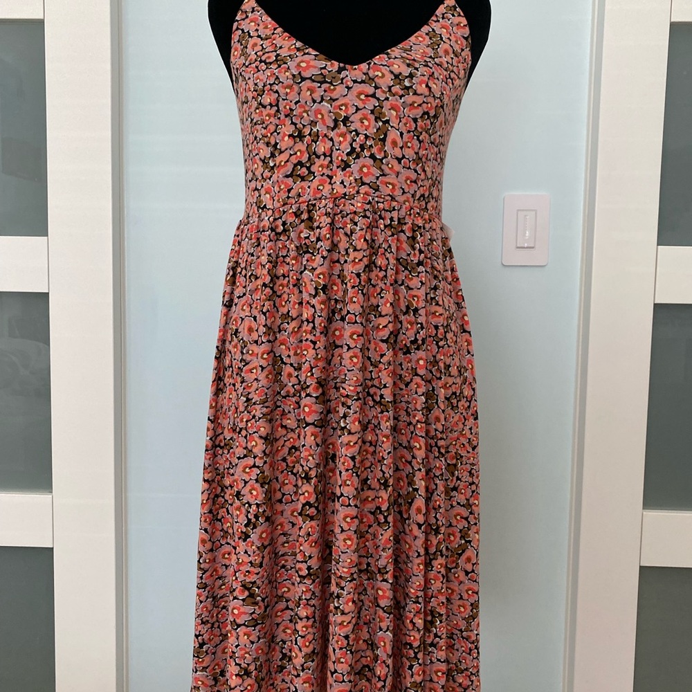 Body Glove Pink and Black Spaghetti Strap Sundress